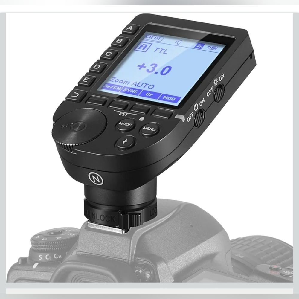 NEEWER QPRO-N TTL Wireless Flash Trigger for Nikon | 1/8000s HSS, 2.4G, 5 Groups